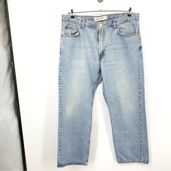 Levi's Other - Levis Men‎ Size 40 x 29 Jeans 505 Regular Fit Straight Light Pants Cotton Y2K 05